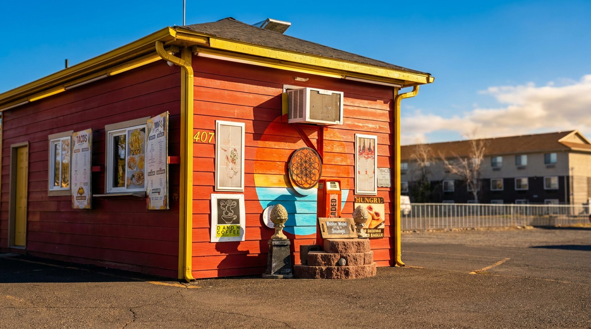 The little red shack in Moses Lake